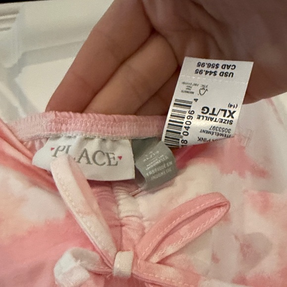 NWT CHILDRENS PLACE Pink Floral Girls Dress XL - Picture 3 of 3